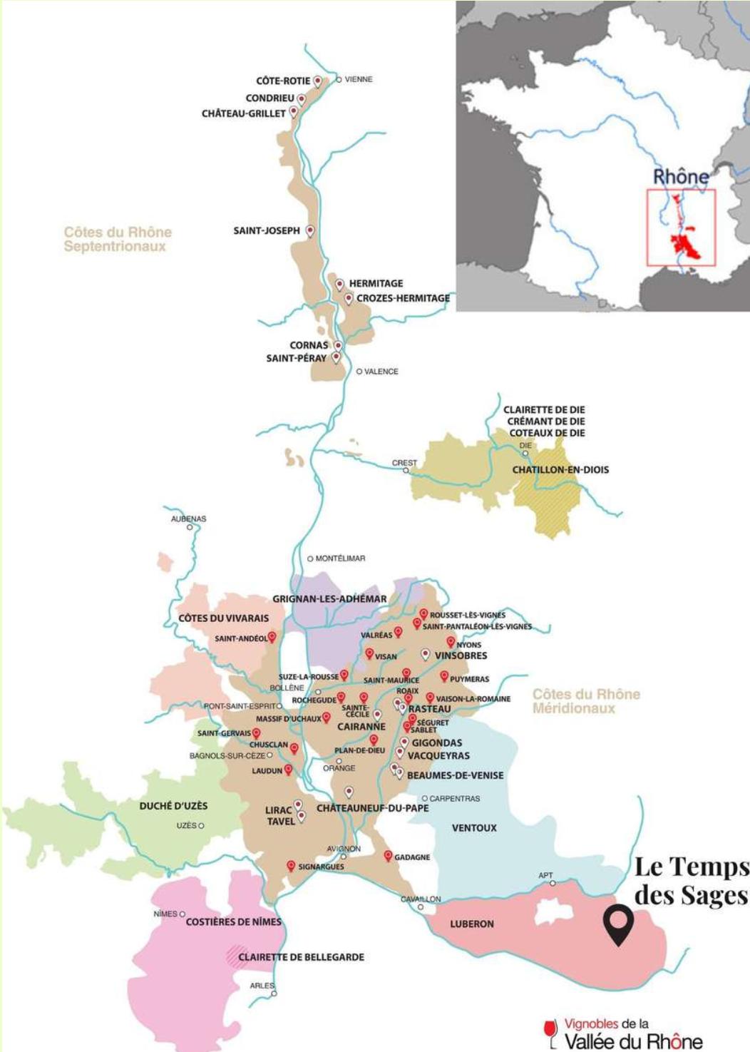 Map of Cabrières d'Aigues region